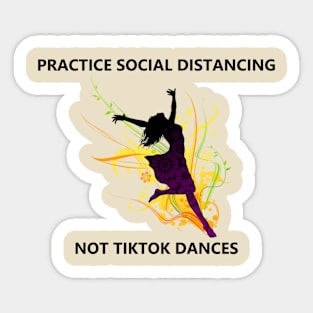 Social Distancing Tip Sticker